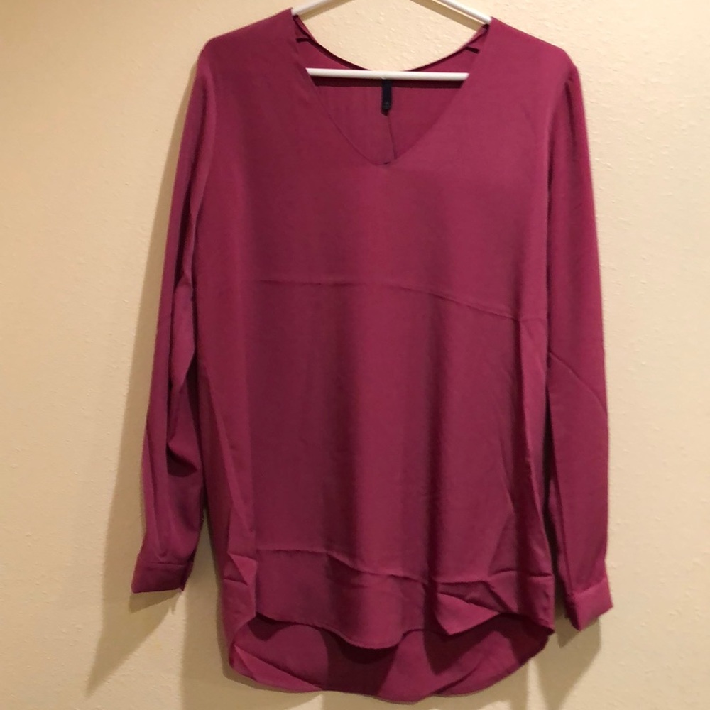 NYDJ Berry Tweed Long Sleeved Blouse M